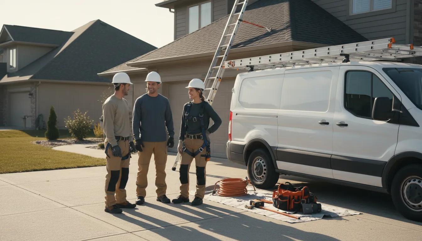 Roof leak repair in Carmel